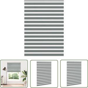 VidaXL Zebrarollo Dunkelgrau 155x200 cm Stoffbreite 150,9 cm Polyester