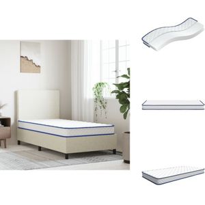 Vidaxl - Memory-Schaum-Matratze 200×90×17 cm - Memory Foam Matratze - Schlafkomfort - Orthopädische Matratze - Lattenrost Geeignet - Doppelbett