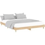 Bettgestell ohne Matratze Sonoma-Eiche 150x200 cm Holzwerkstoff Vidaxl