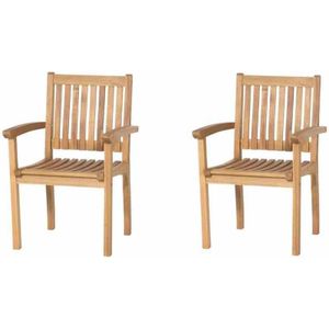 Paleros SET 2 x Sessel Akazie FSC 100 %, geölt