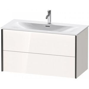 Durait XViu 4135 Waschtischunterbau wandhängend, 2 Schubkästen,