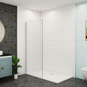 Duschparadies-de - 120x200cm Walk-In Dusche Duschabtrennung 8mm esg Nano Duschwand Glas Duschkabine