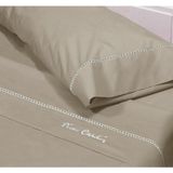 PierreCardin Arcadia Bettwäsche-Set, 100% Baumwolle, Braun, Bett 90 cm