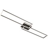 Briloner - led Deckenleuchte Wandleuchte Dimmbar Fernbedienung cct 40W schwarz