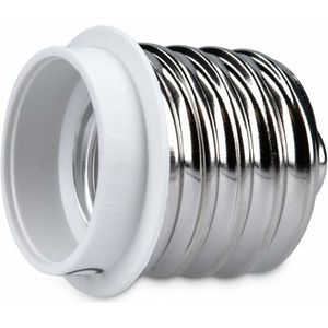 10x Fassungsadapter - 10x E40 auf E27 Fassungskonverter - E27 Sockel Lampenfassung Adapter für led Halogenlampe - Alovez