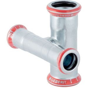 Geberit Mapress C-Stahl Kreuzstück reduziert, abgesetzt Außendurchmesser 15mm