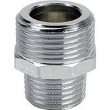 Gewindestutzen 458874 g 1/2xR 3/8, Rotguss verchromt - Viega