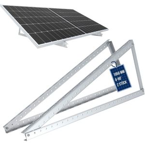 Nuasol - NuaFix Solarpanel Halterung Photovoltaik Solarmodul Balkonkraftwerk Aufst�nderung Flachdach 105 cm