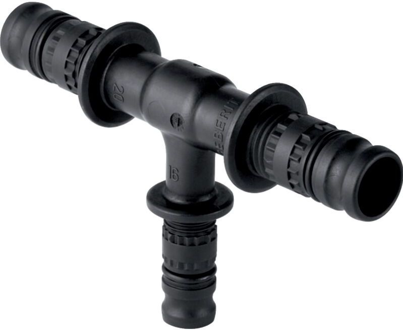 Mepla T-Stück reduziert Kunststoff (pvdf) 16x20x16mm - Geberit