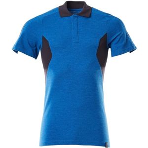Accelerate Polo-Shirt Premium Performance 18383 Poloshirt Polohemd, Farbe: Azurblau/Schwarzblau - 91010, Größe: 4XL - Mascot