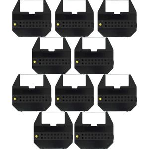 10x Farbband Schriftband kompatibel mit at&t 6100, 6110, 6200, 6210, 6300, 6310, 6610 Schreibmaschine - Schwarz - Vhbw