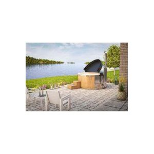 Finntherm - Badefass Stockholm 'Spa Edition' aus Holz Naturbelassen