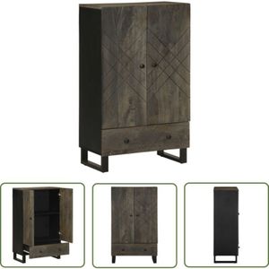 VidaXL Highboard 60x33x100 cm Massivholz Mango