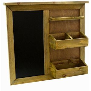 Vacchetti - Holzregal mit Tafel 3 Regale cm51x11h47