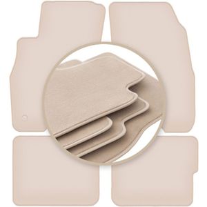 Beige PREMIUM-Matten für: Fiat Grande Punto Fließheck 2005-2009