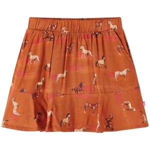 Kinderrock mit Pferdemotiv Cognac 104 Vidaxl 31268