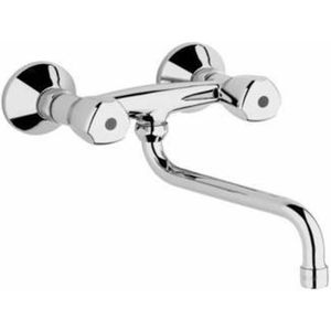 Kludi - Standard - Spültischarmatur – Wandarmatur, chrom 310520515