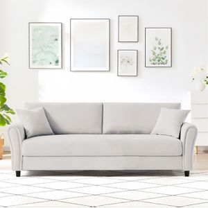 Concept-usine - Gerades Design-Sofa aus Stoff, 4-sitzig lucerne