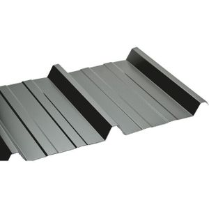 Lackiertes Stahltablett 1045 50/100 Anthrazitgrau ral 7016, b: 105 cm, l: 250 cm
