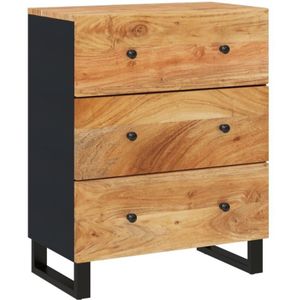 Sideboard 60x33x75 cm Massivholz Akazie Vidaxl