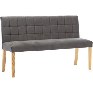Vidaxl - Bank 140 cm Grau Samt
