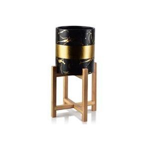 AVA GOLD BLUMENTOPF, Durchmesser 18xh20cm, auf einem Ständer