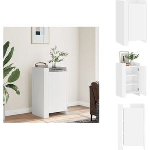 Vidaxl - Sideboard Weiß 45x35x75 cm Holzwerkstoff - Schreibtisch - Wohnzimmer Dekoration - Sideboard Weiß - Holz Sideboard - Regal