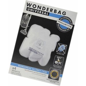 Ersatzteil - 4er Pack Mikrofaser-Staubsaugerbeutel - - tefal, moulinex Rowenta calor