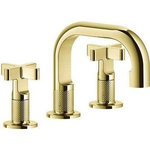 Gessi - Inciso+ 3-Loch-Waschtischarmatur, Auslauf H=59 mm x
