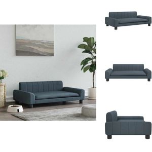 Vidaxl - Hundebett Dunkelgrau 90x53x30 cm Stoff - Hunde Bett - Hundebett - Haustierbett - Kleines Hundebett - Gemütliches Hundebett