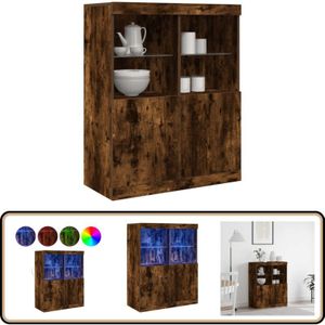Vidaxl - Sideboard Räuchereiche 81x37x100 cm Holzwerkstoff