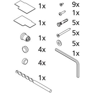 ZBI2041 Set Montagekleinteile - Kermi