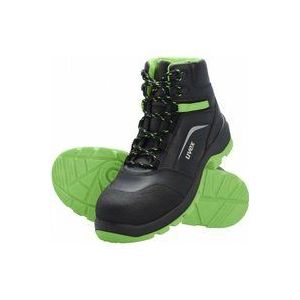 2 xenova Schnürstiefel S3 schwarz/grün (95662) 44 - Uvex