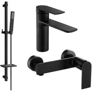 Mexen Zero DQ02 Brausegarnitur, Schwarz - 71104DQ02-70