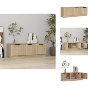 Vidaxl - TV-Schrank Sonoma-Eiche 102x35x36,5 cm Holzwerkstoff - tv Schrank - Holzwerkstoff Möbel - Sonoma Eichen Möbel - Wohnzimmerschränke