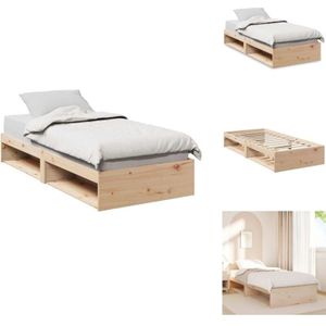 Tagesbett ohne Matratze 80x200 cm Massivholz Kiefer - Tagesbett - Tagesbetten - Sofabett - Gästebett