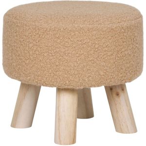 Aberdeen Hocker Ø31cm sandfarben.