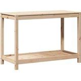 Pflanztisch mit Ablage 108x50x75 cm Massivholz Kiefer Vidaxl