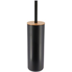 Ps wc bürste mit deckel bambus - schwarz bambus Tendance