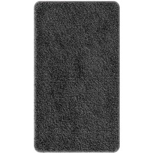 Badmatte Rechteckig Dunkelgrau 70x120 cm Polypropylen Rutschfest Vidaxl