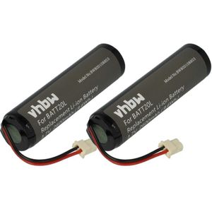 2x Akku kompatibel mit Midland ER200, ER300 digital Radio (2600 mAh, 3,7 v, Li-Ion) - Vhbw