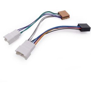 Vhbw - Autoradio iso Adapter kompatibel mit Toyota Corolla E12J (2002-2009), E12J 2013-2015), E12U, Verso E12J (2001-2004) Auto-Modell