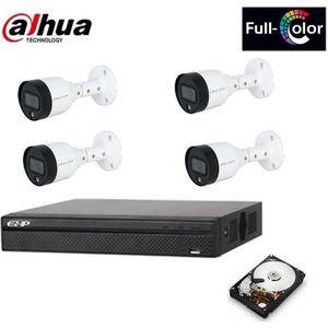 Dahua - ip kamera kit 4 kameras 2 mpx full colour hd 500 gb