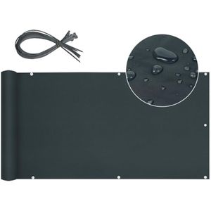Sekey - Balkon Sichtschutz Balkonabdeckung, Balkonsichtschutz Balkonverkleidung Oxford mit Nylon Kabelbinder, Blickdicht Wasserdicht Windschutz,