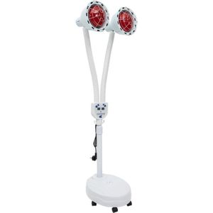 Gojoy - Infrarot Lampen 275W Infrarotstrahler Mit Bodenstativ Infrarotlampe Infrarotlicht einstellbaren Temperatur und 4 omnidirektionale Räder