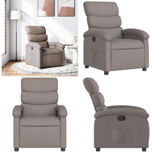 Relaxsessel Taupe Stoff - Vidaxl