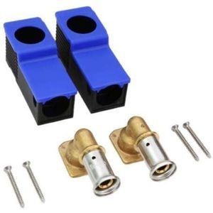 Sonderangebot Doppelpack Henco Wall box 1x blau 1/2'Fx16mm press WBP-1604-BL
