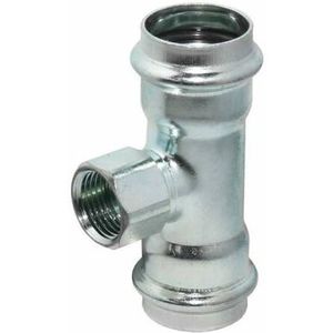 Prestabo T-Stück 28-1/2''-28, Präzisionsstahl mit SC-Contur Modell 1117.2 558918 - Viega