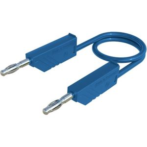 Sks Hirschmann - mln 25/2,5 bl Messleitung Lamellenstecker 4 mm Lamellenstecker 4 mm 25.00 cm Blau 1 s