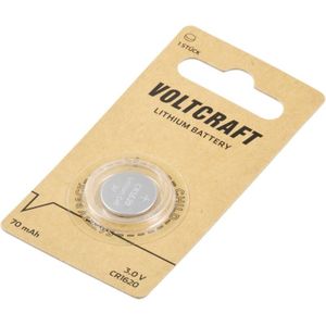 Voltcraft - Knopfzelle cr 1620 3 v 1 St. 70 mAh Lithium LM1620